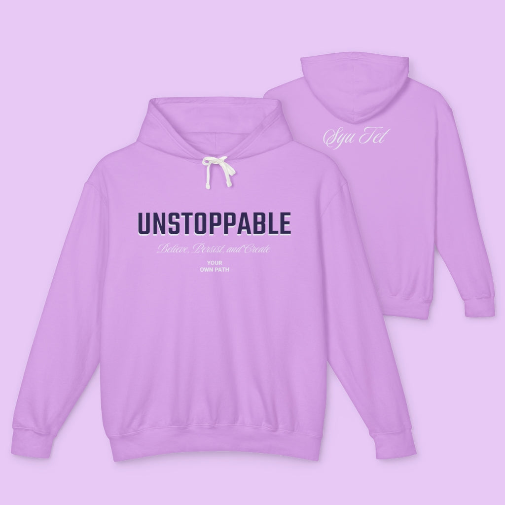 Unstoppable Lightweight Unisex Hoodie for Empowerment