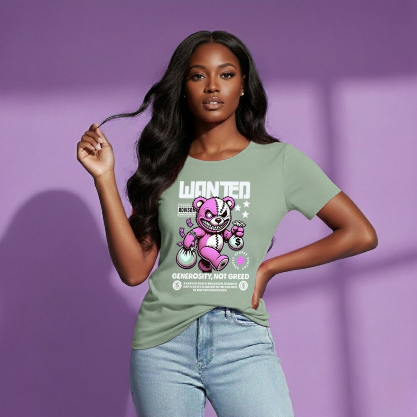 Wanted Bear Unisex T-Shirt, PN