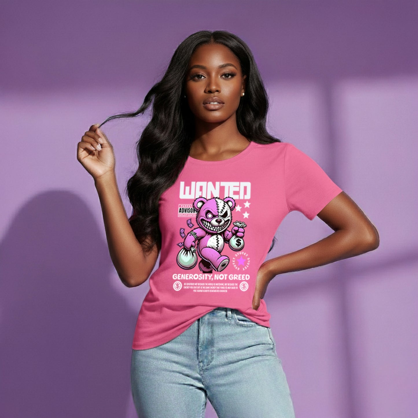 Wanted Bear Unisex T-Shirt, PN