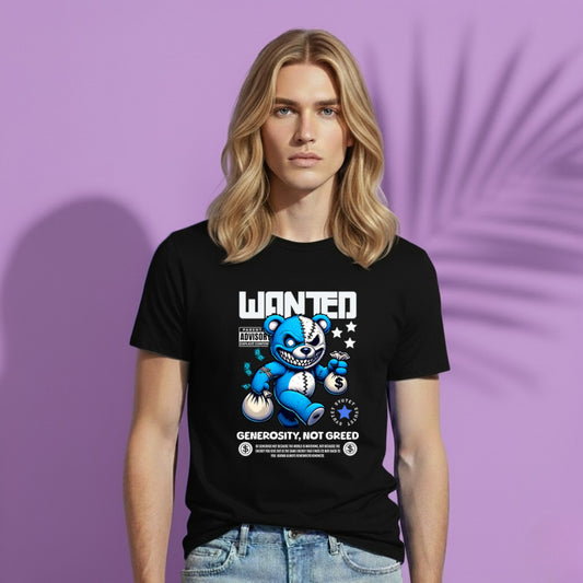 Wanted Bear Unisex T-Shirt, BL