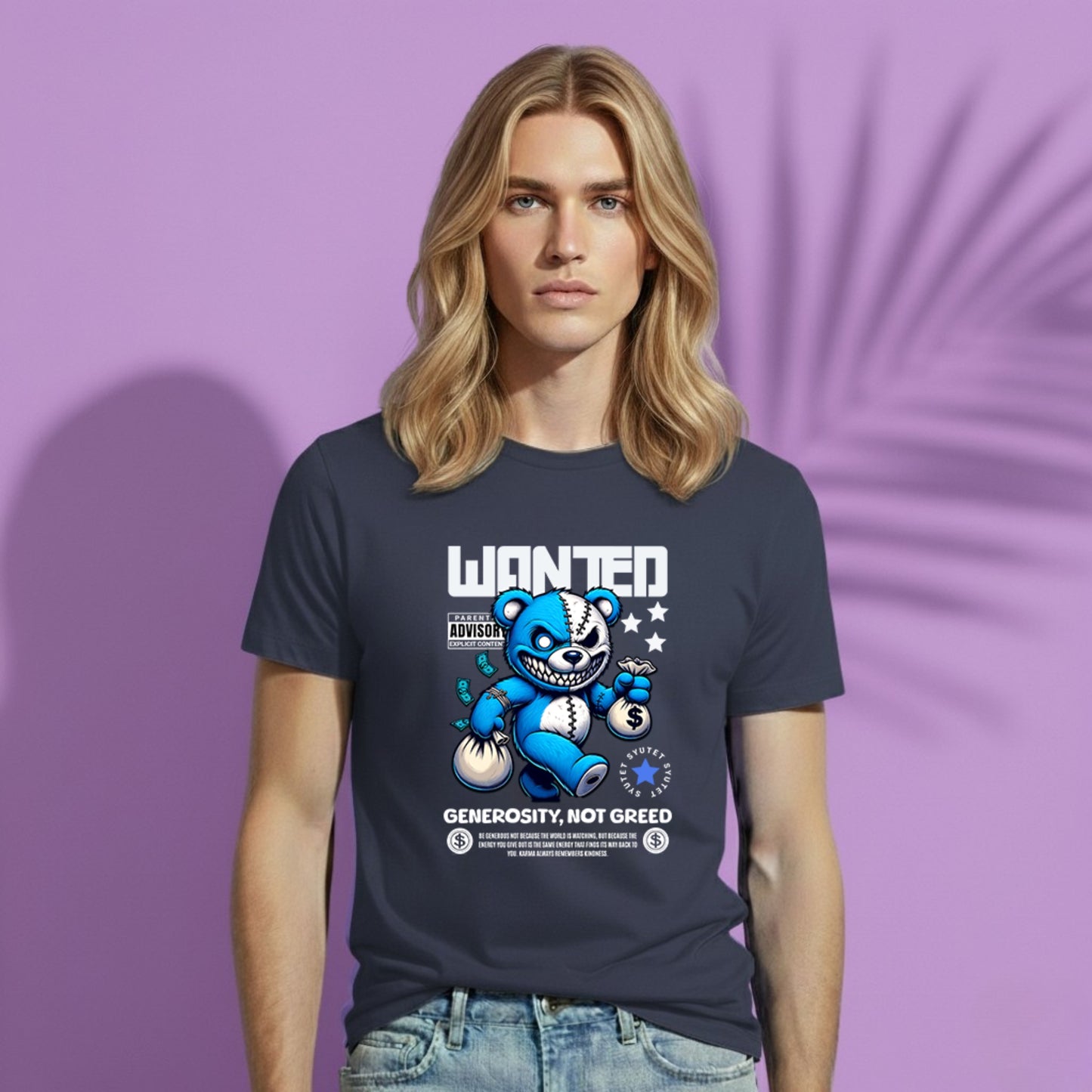 Wanted Bear Unisex T-Shirt, BL