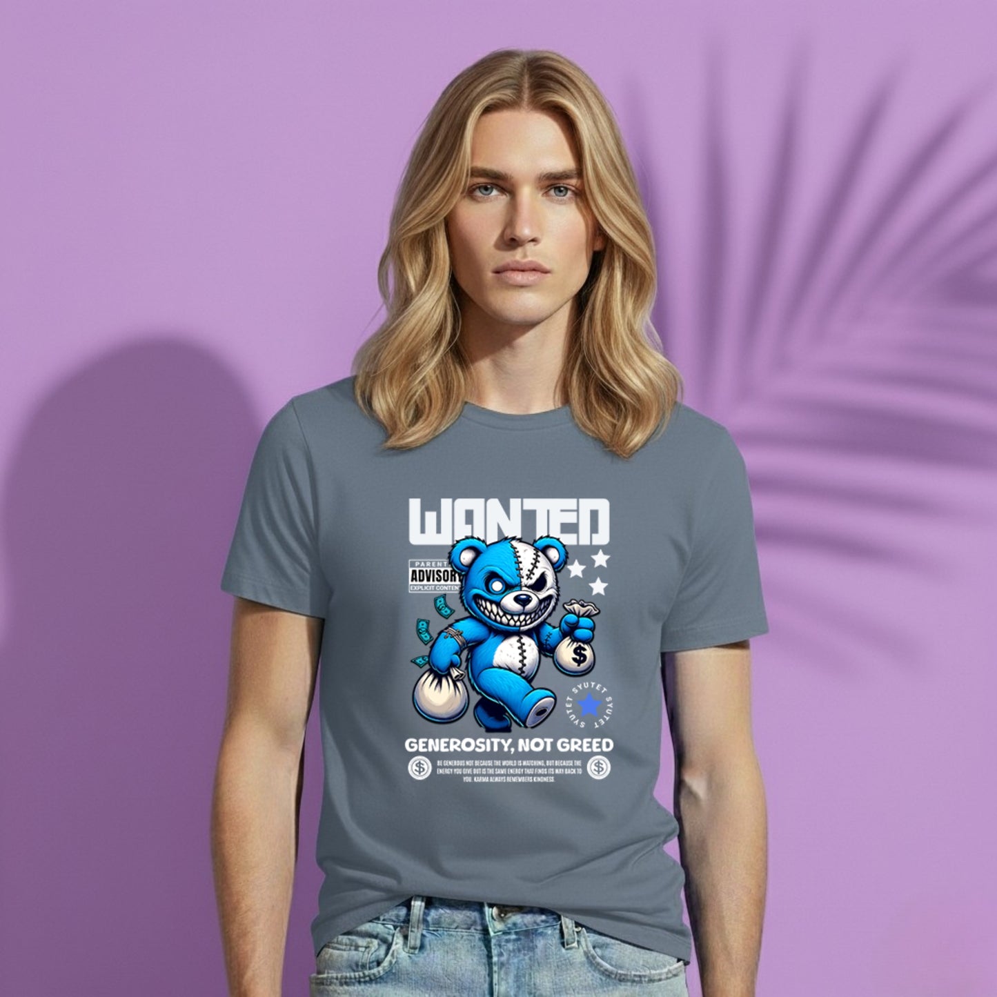 Wanted Bear Unisex T-Shirt, BL