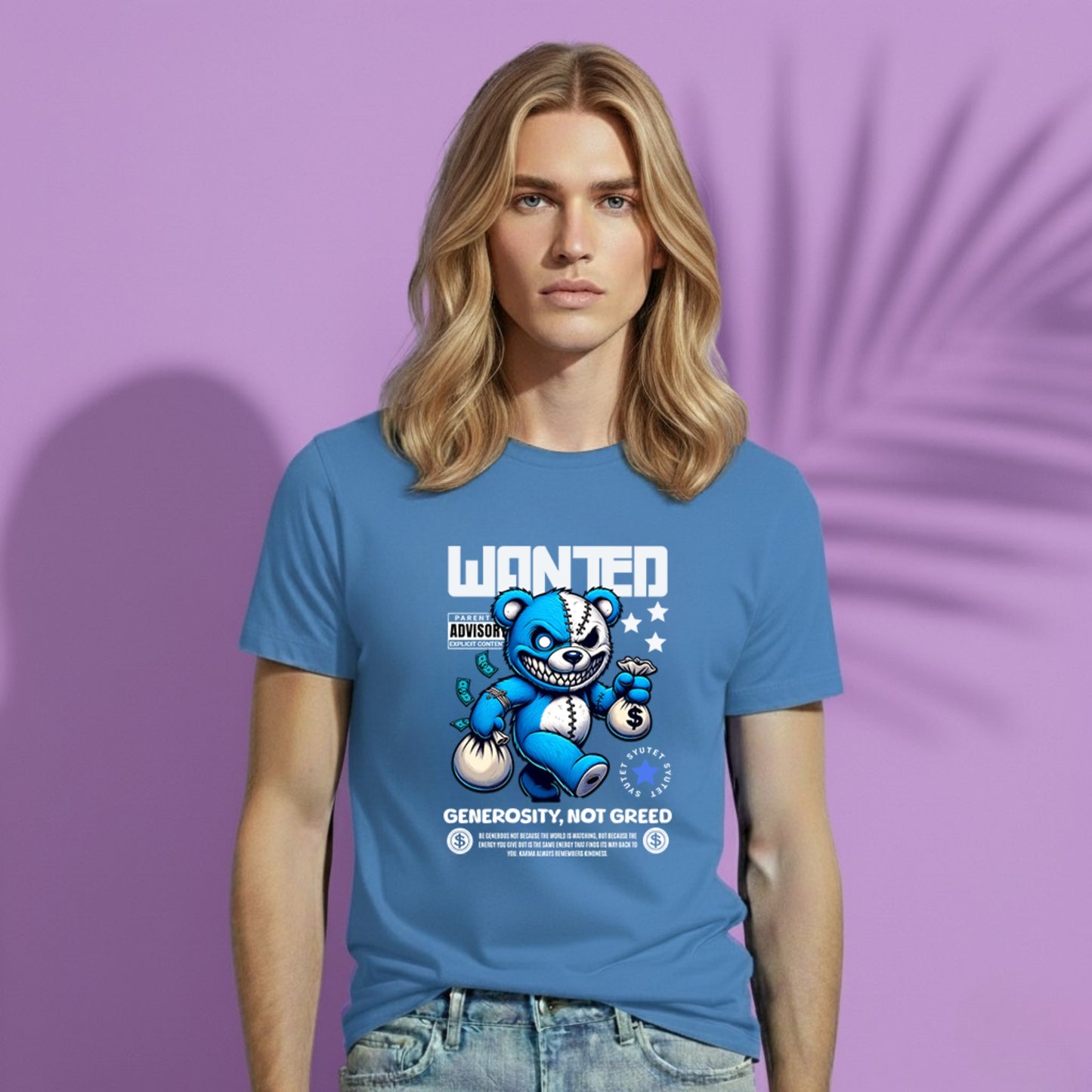 Wanted Bear Unisex T-Shirt, BL