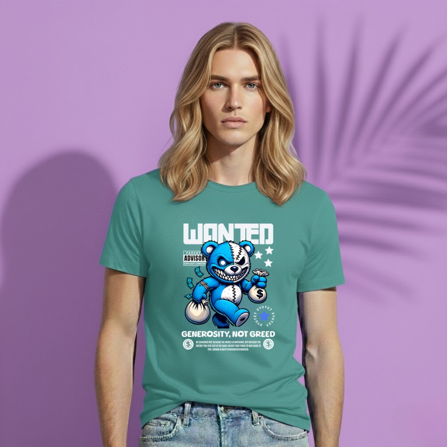 Wanted Bear Unisex T-Shirt, BL