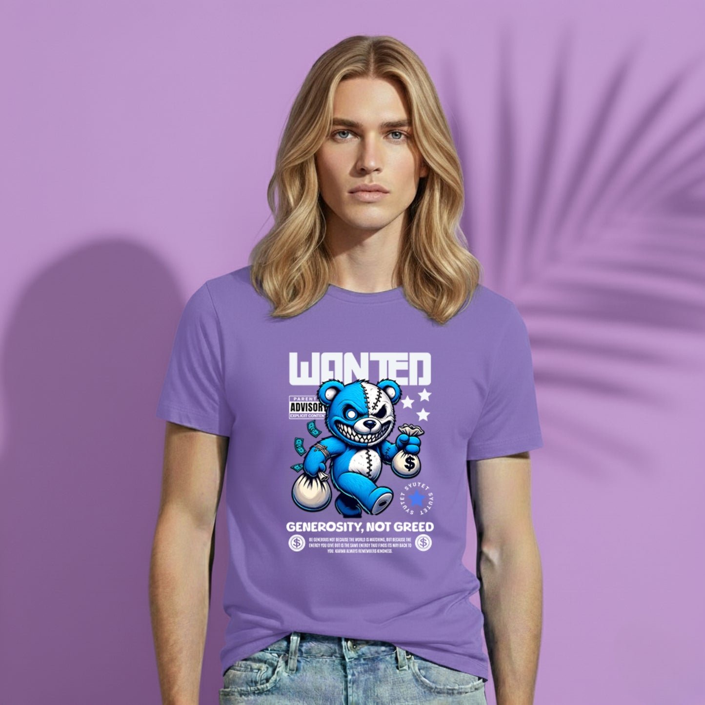 Wanted Bear Unisex T-Shirt, BL