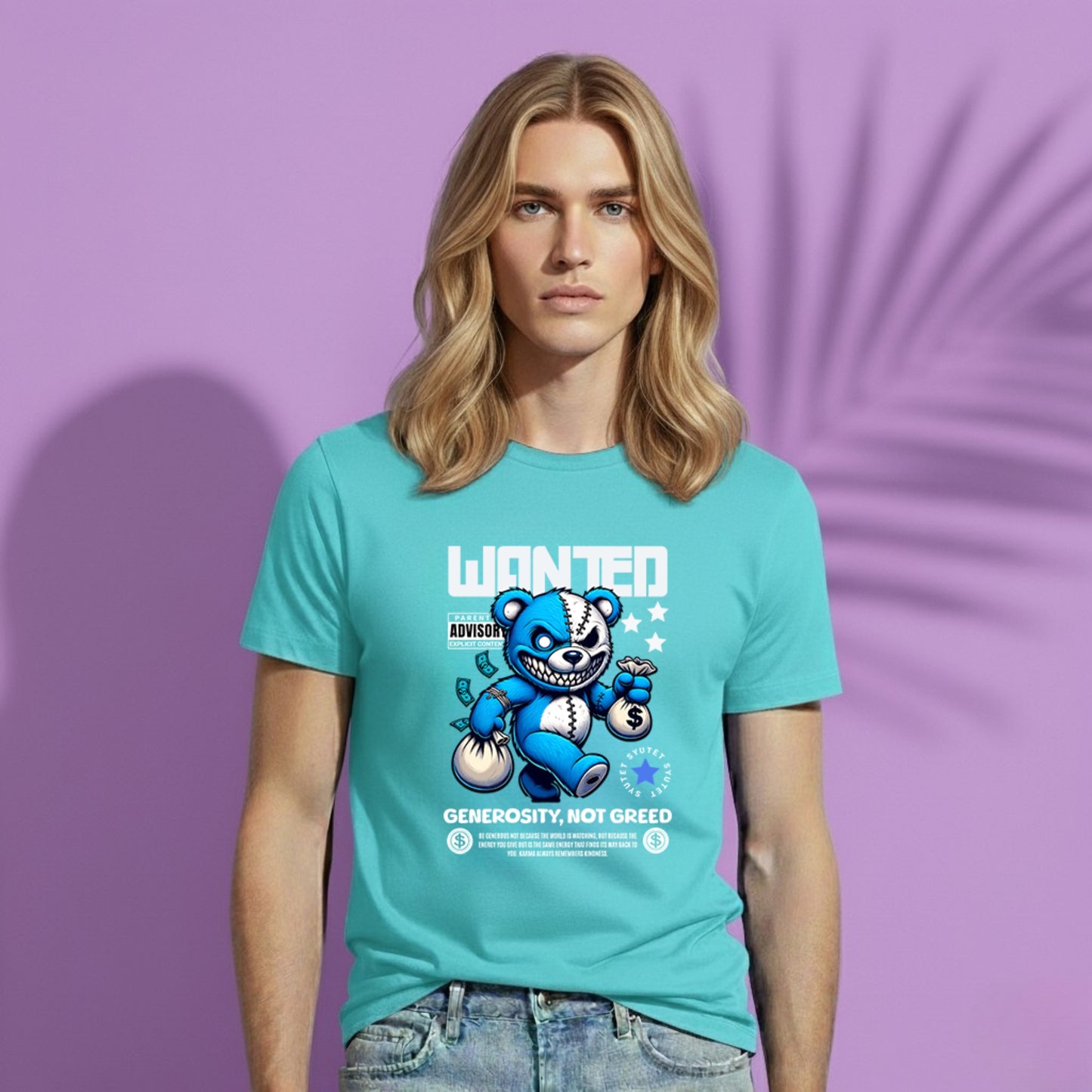 Wanted Bear Unisex T-Shirt, BL