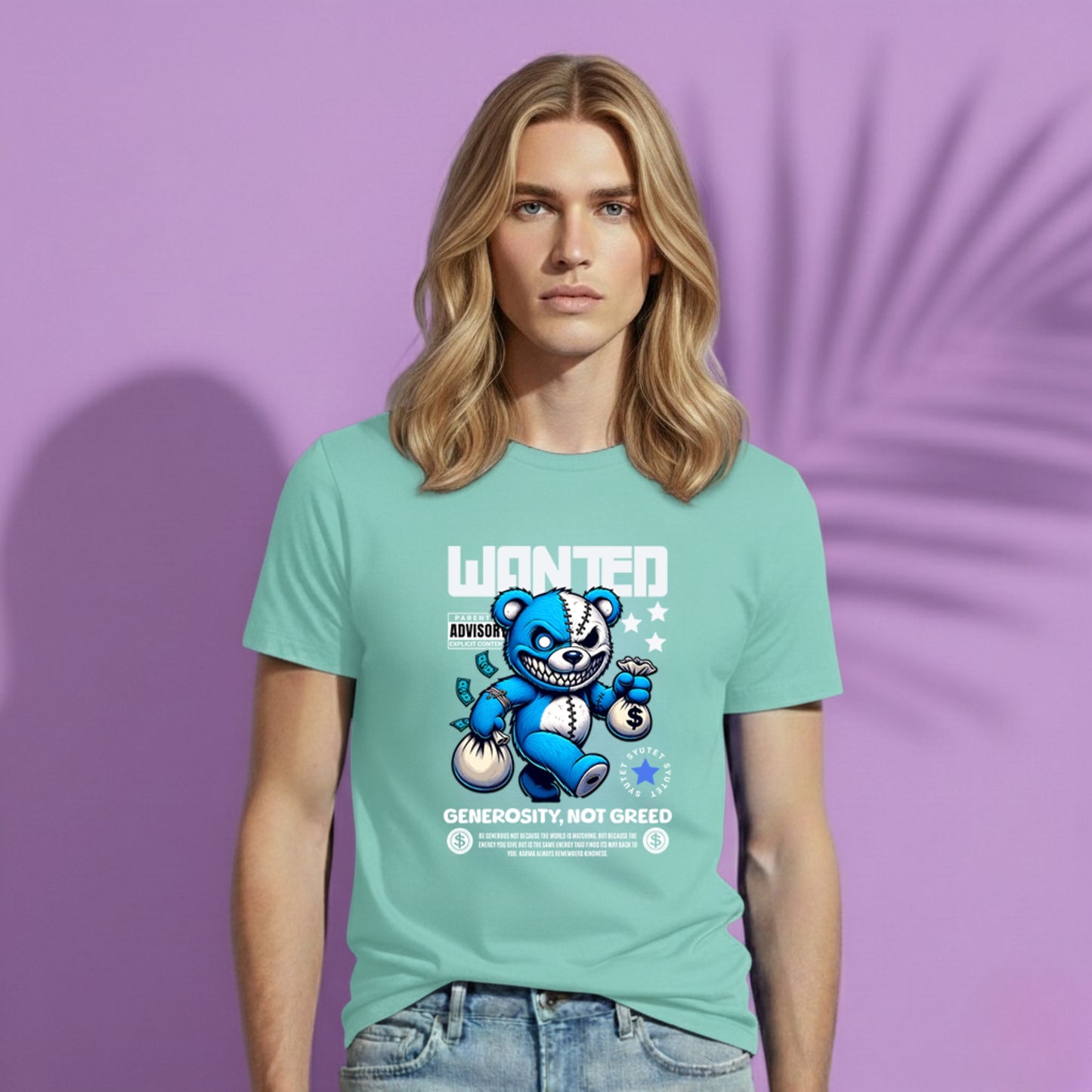 Wanted Bear Unisex T-Shirt, BL