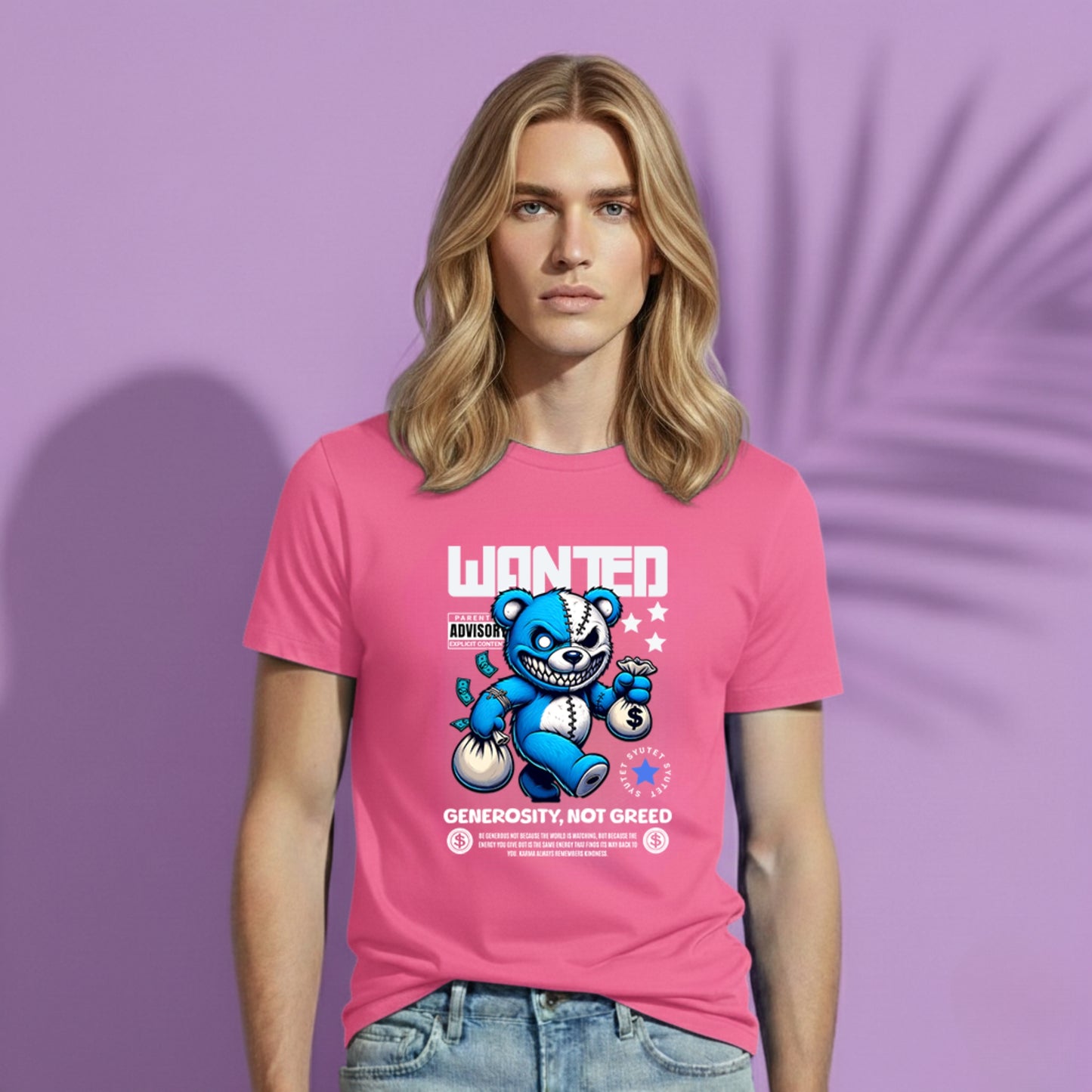 Wanted Bear Unisex T-Shirt, BL