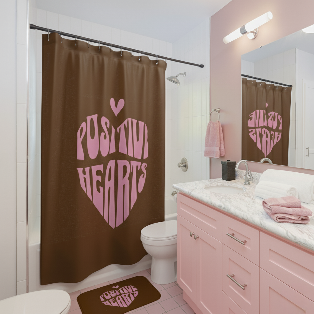 Shower Curtain — Positive Hearts
