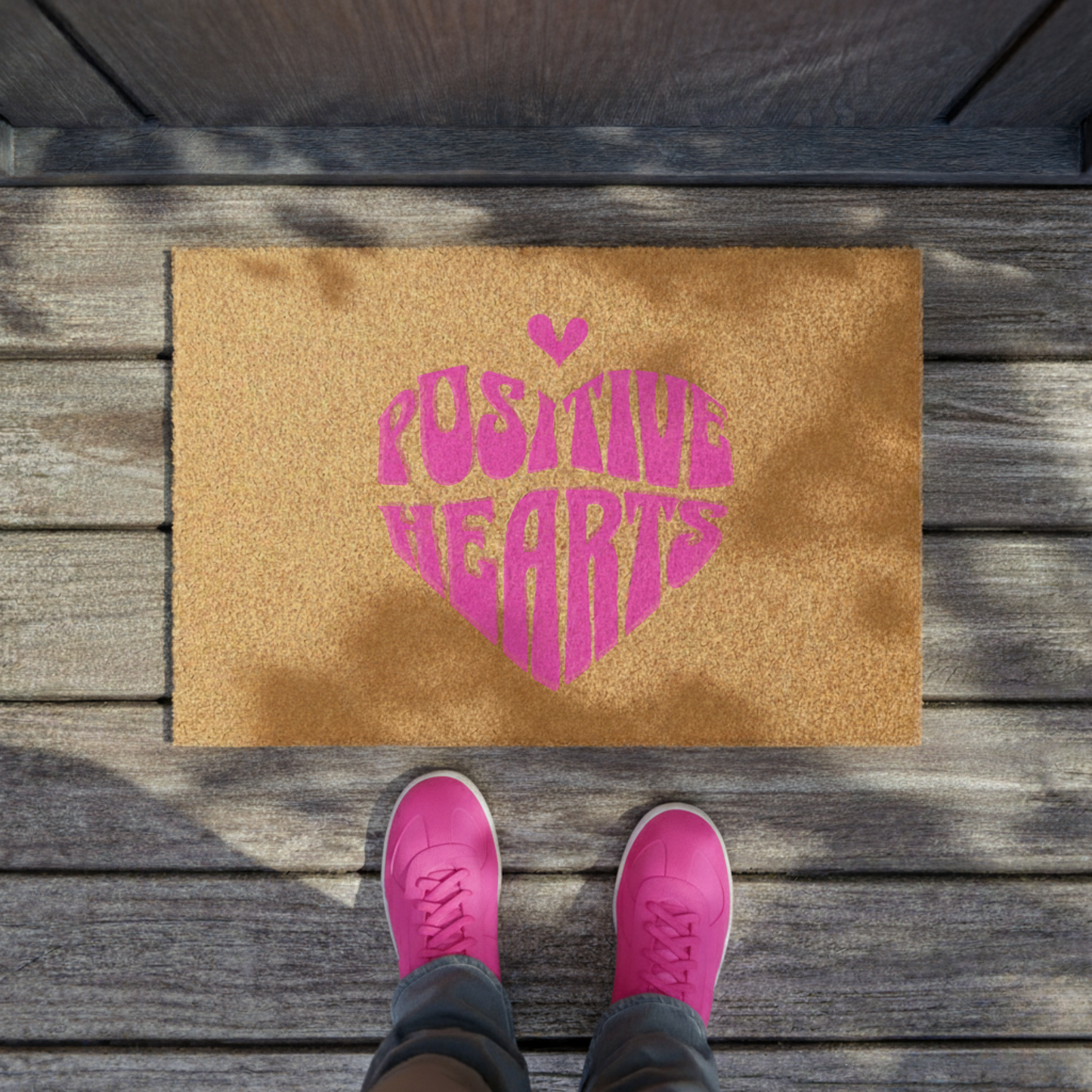 Doormat - Positive Heart