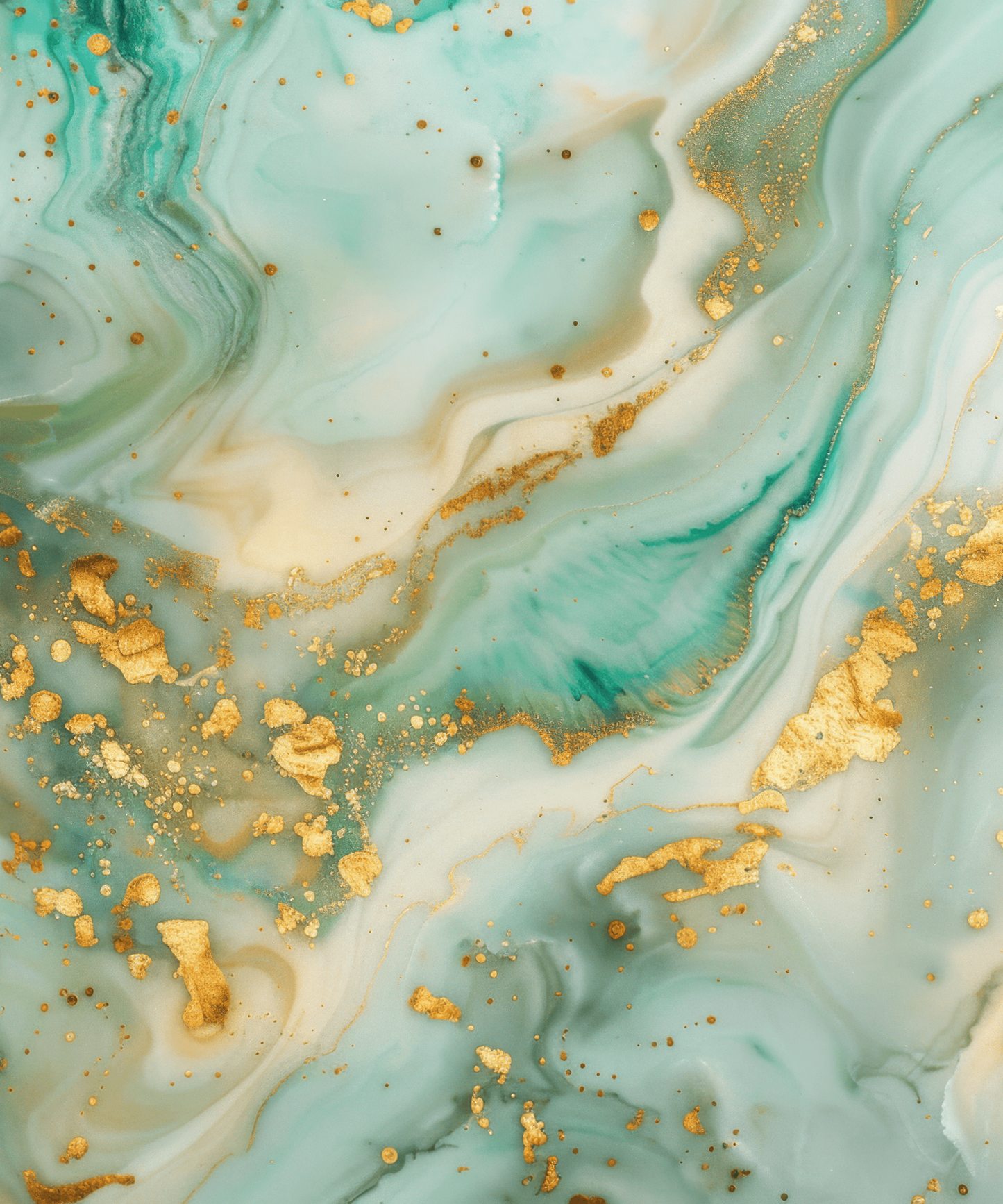 Luxuriöses Geschenkpapier in Meerschaum- und Goldmarmoroptik von SYUTET