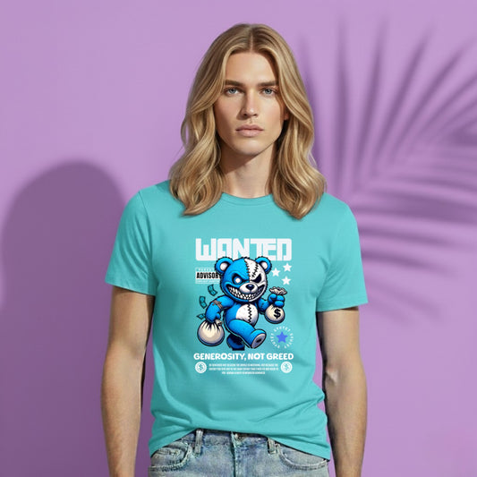 Wanted Bear Unisex T-Shirt, BL