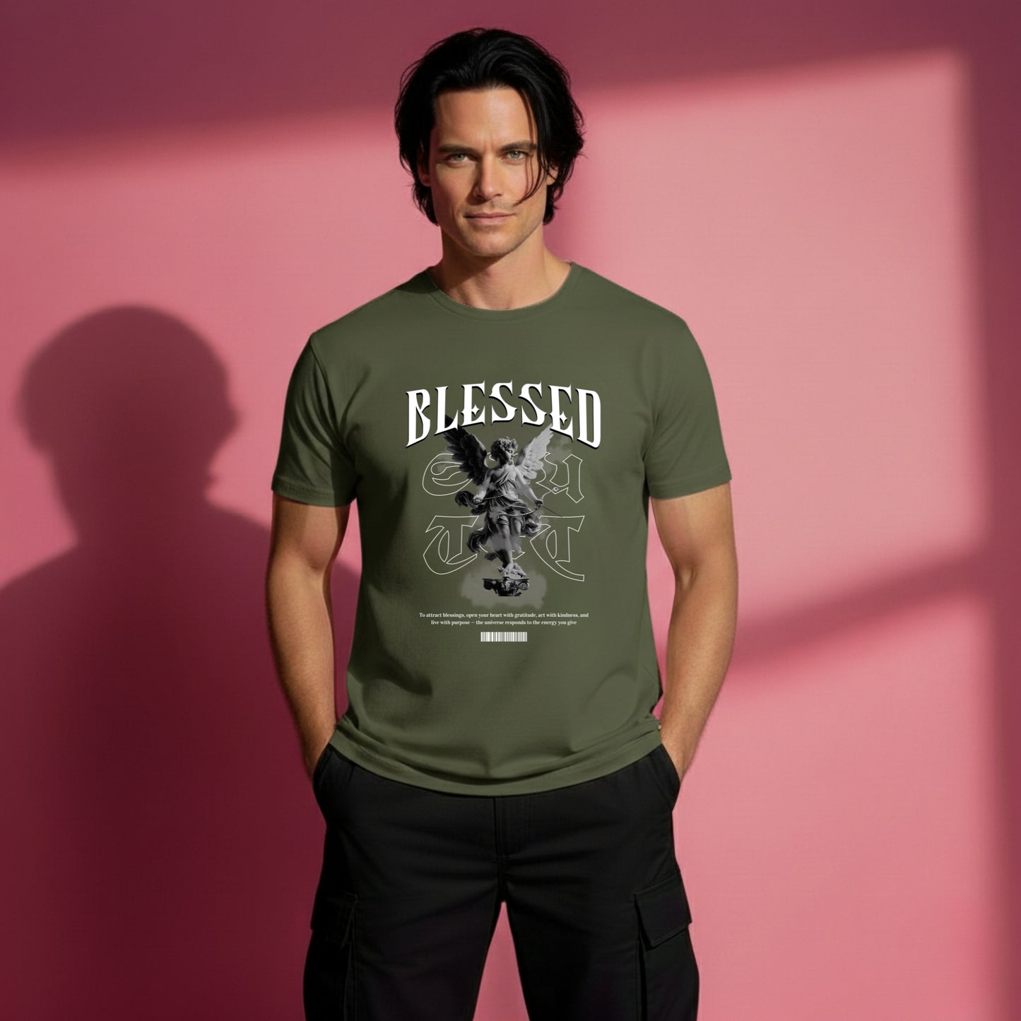 Gesegnet – Unisex-T-Shirt aus ultra-Baumwolle/Neutrale Farben