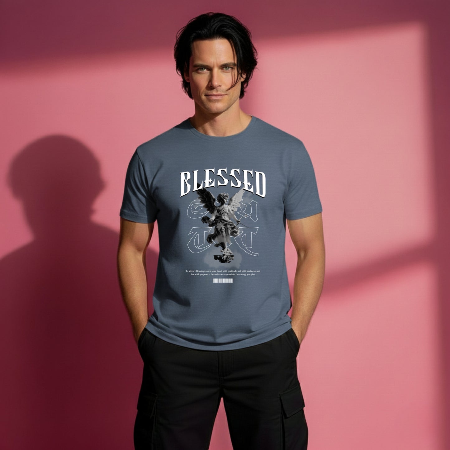 Gesegnet – Unisex-T-Shirt aus ultra-Baumwolle/Neutrale Farben