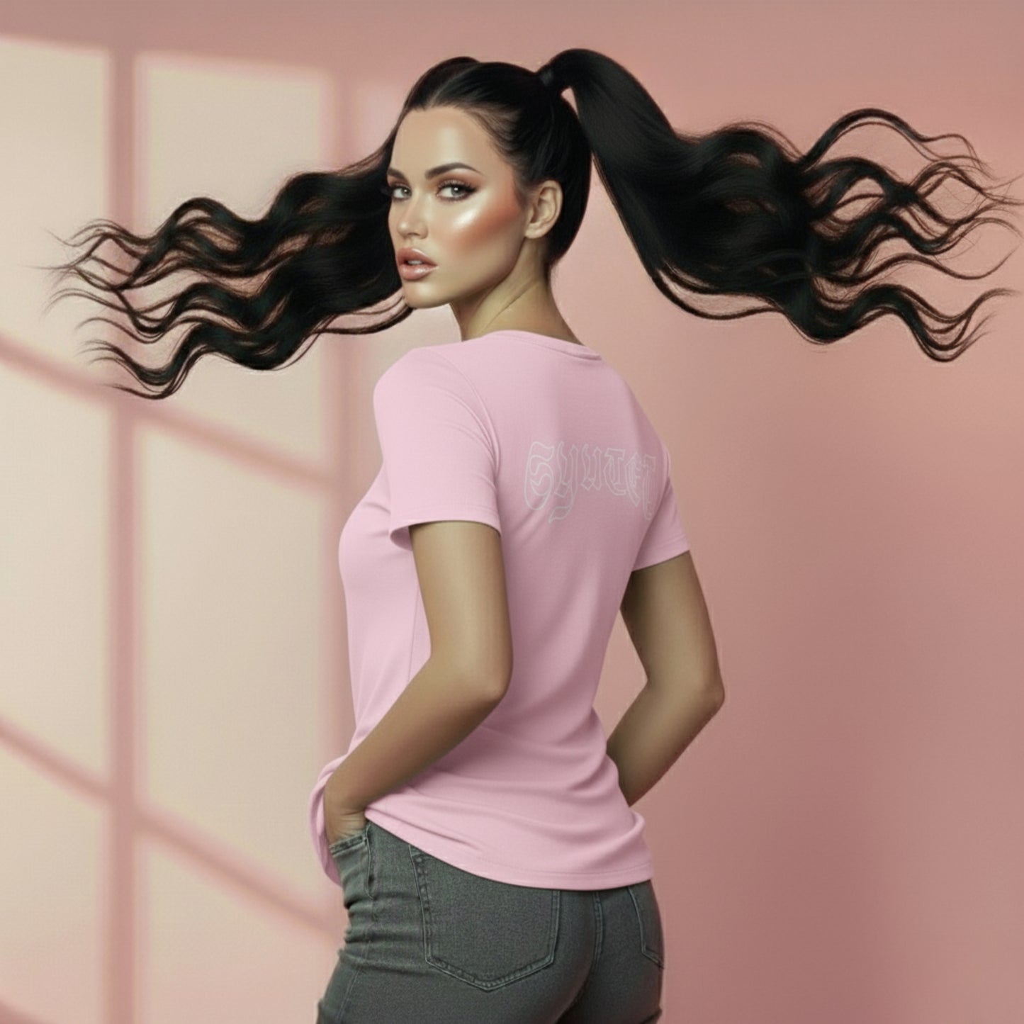 Gesegnet - Unisex Ultra Cotton Tee/Pink-Lila Farben