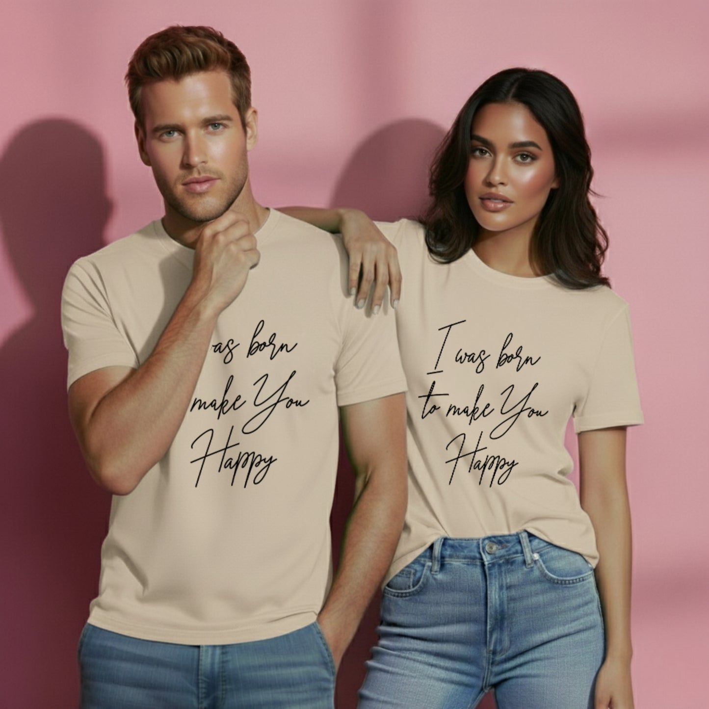 Born to make you happy/Unisex Cotton Tee