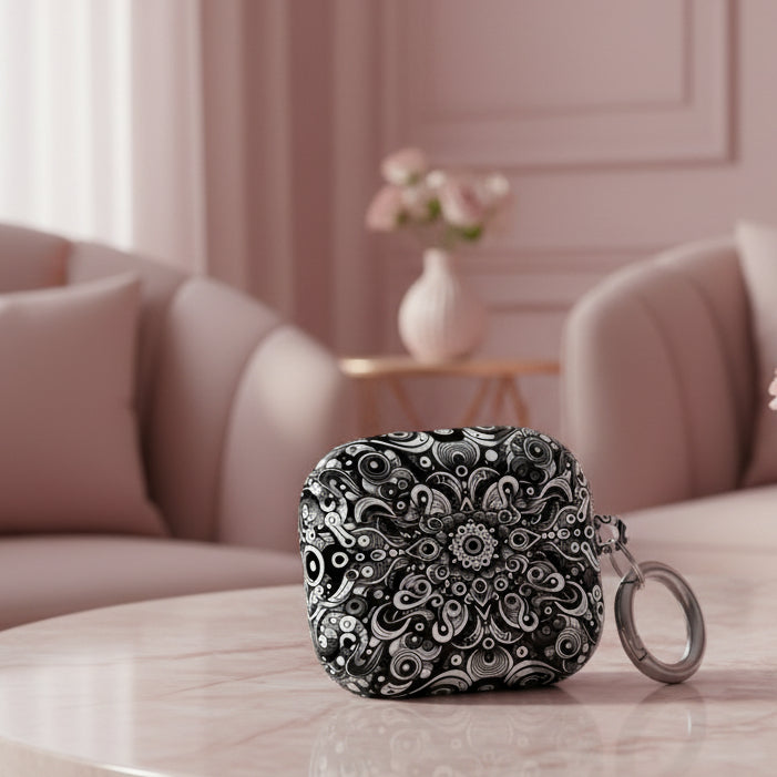 Coole AirPod-Hülle in Schwarz und Weiß