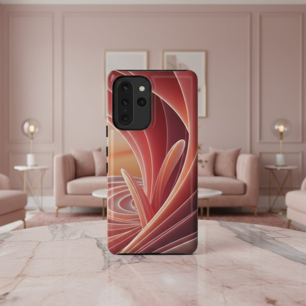 Google Pixel 6-9 Pro XL Abstract Red Swirl Case